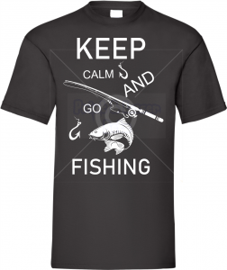 "KEEP CALM AND GO FISHING" T-Shirt Unisex